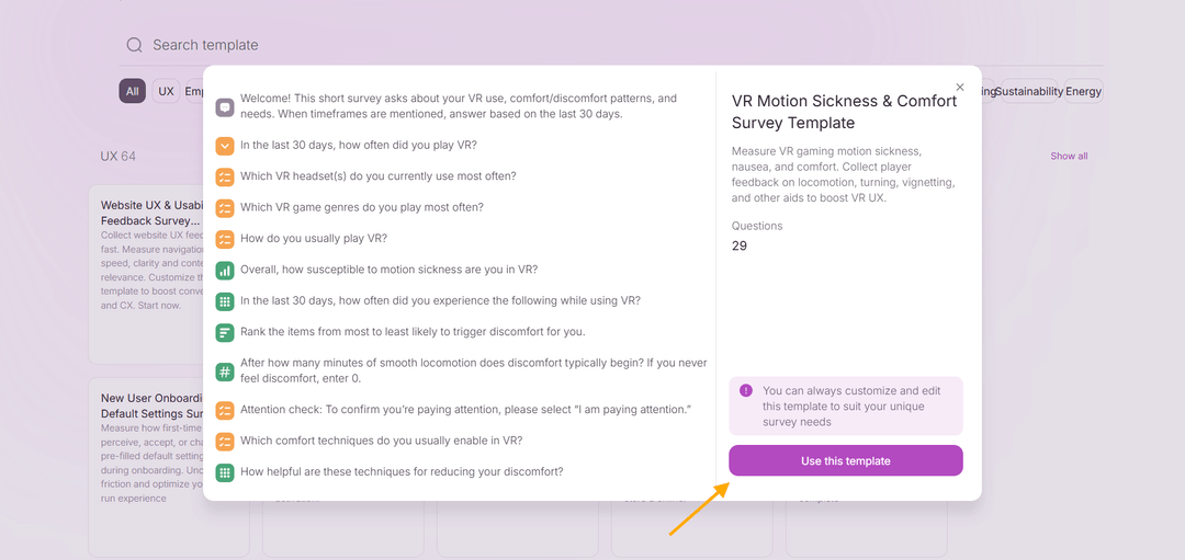 Preview template flow