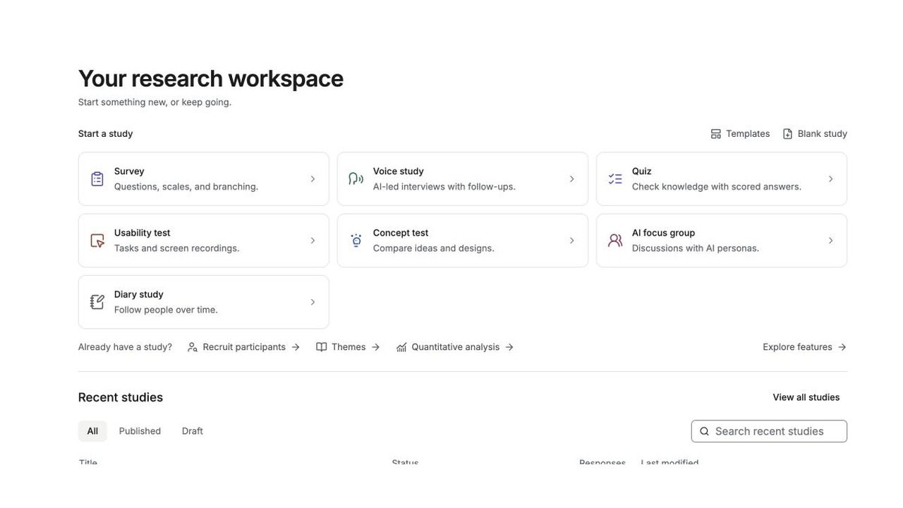 Create and preview a survey